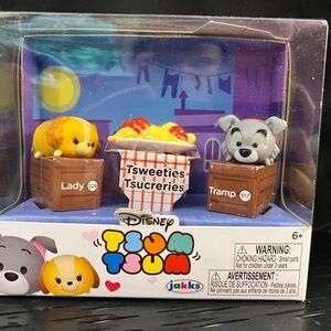 Disney Tsum Tsum Lady and Tramp Toy Set